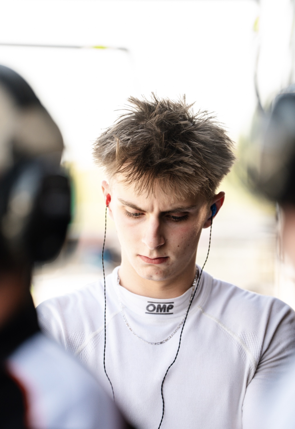 Austin Jurs in the paddock before a race