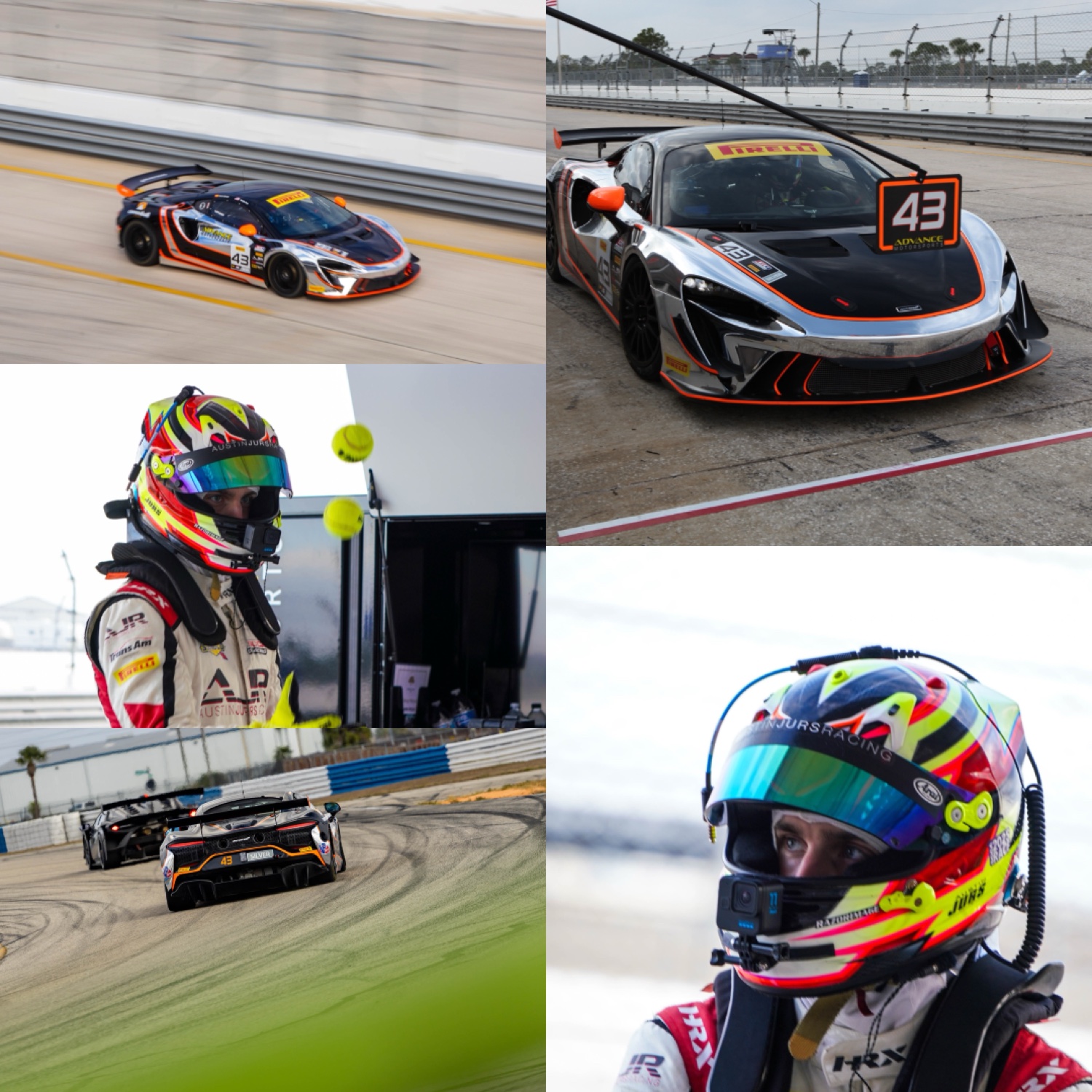 Highlights of the McLaren GT4 and Austin on track